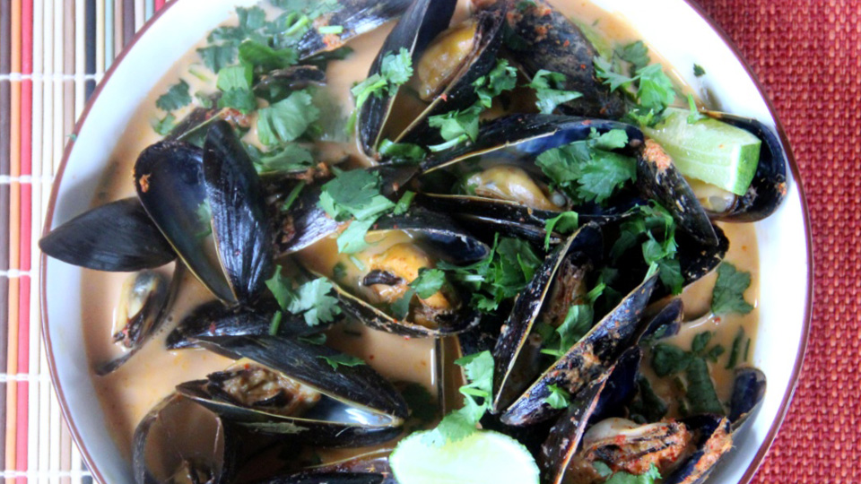 Thai Red Curry Mussels